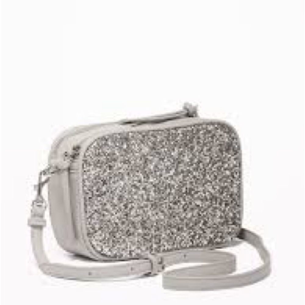 GAP Grey and Silver Glittery Corssbody Bag